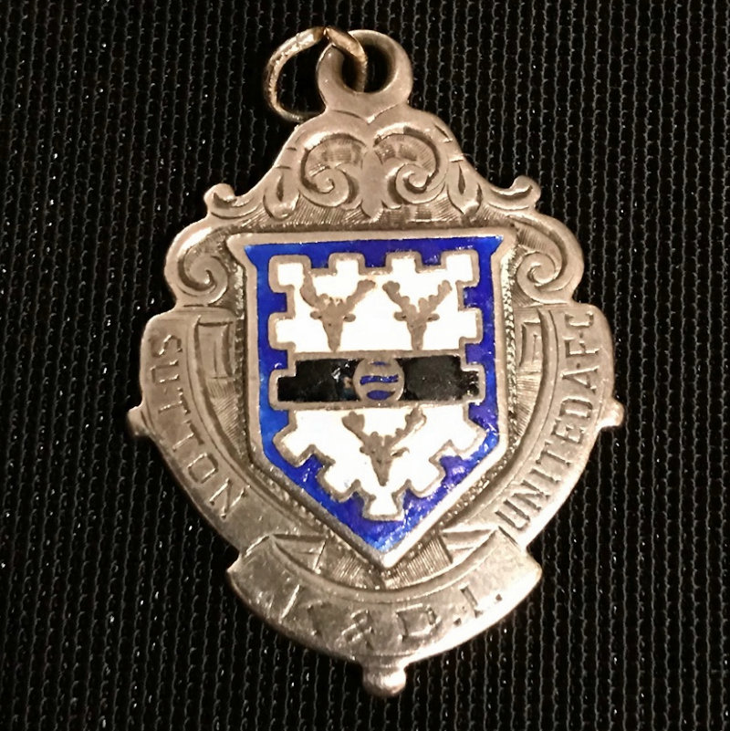 Sutton United Football Club medal