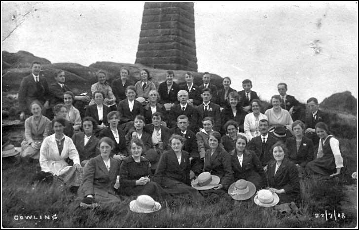 Group at Wainman's Pinnacle, 1918.