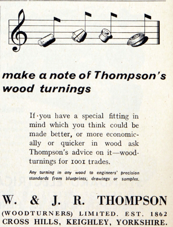 Woodturners advert 1949