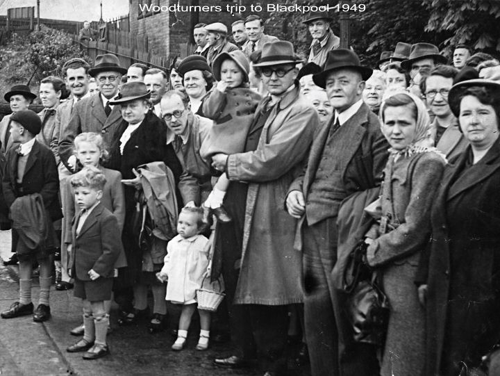 Woodturners trip to Blackpool 1949