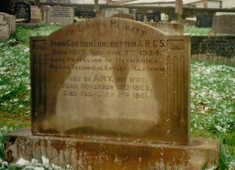 John Gordon Longbottom headstone