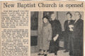 Baptist Church Opening 1971