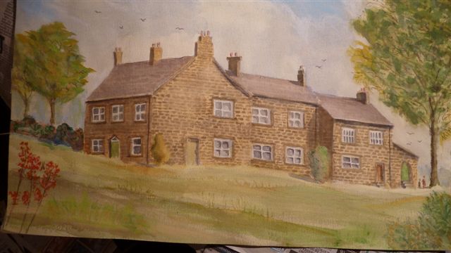 Painting of Sutton House by Bryan Gill
